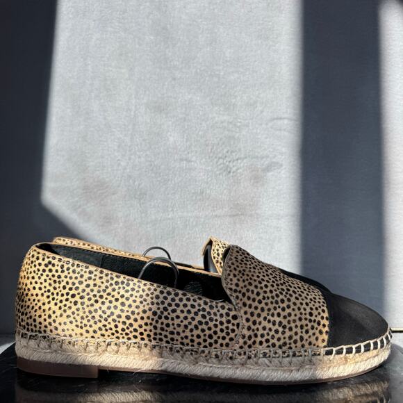 Sole Society Cheetah Print Calf Hair Espadrilles Flats Women’s Size 8.5M US - Picture 3 of 8